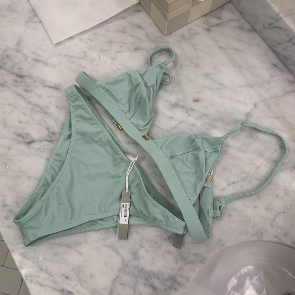 Gooseberry Seaside Light Green Bikini Set